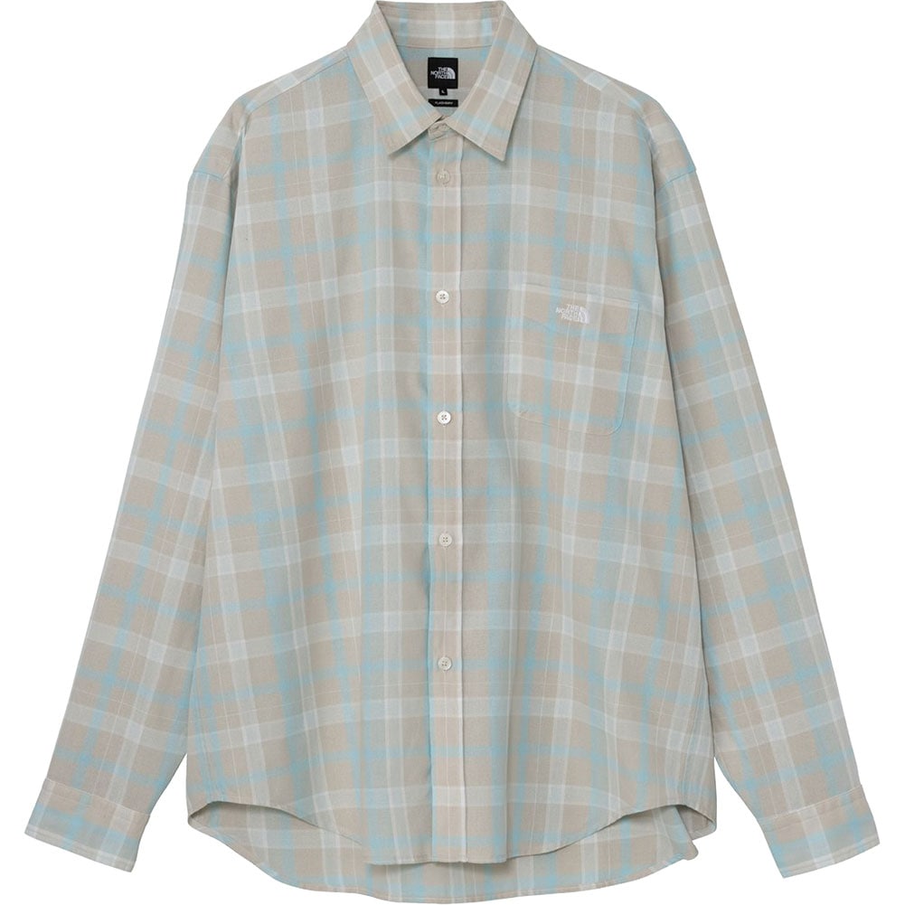 今期新品THE NORTH FACEロングスリーブフラッシュドライチェックシャツ ザ・ノース・フェイス-THE NORTH FACE ロングスリーブフラッシュドライ