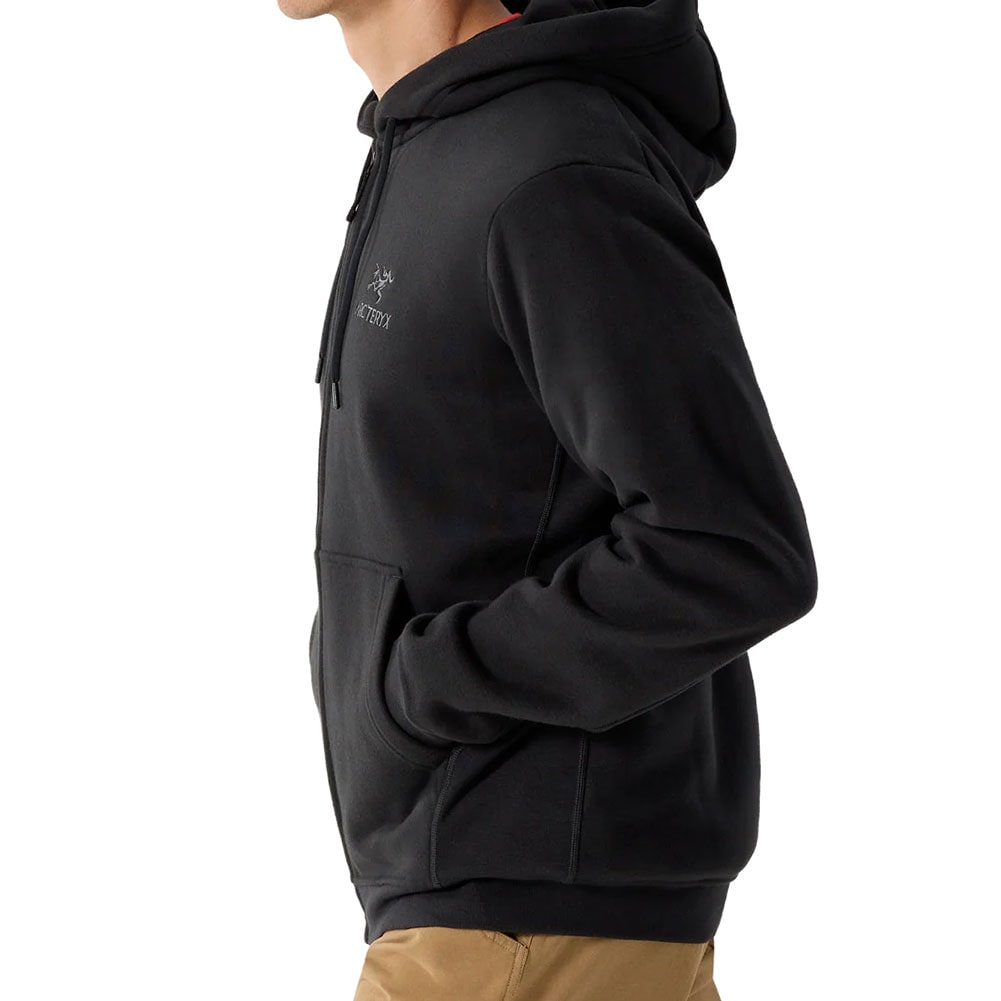 アークテリクス-ARCTERYX エンブレムフリースフルジップフーディ男性用