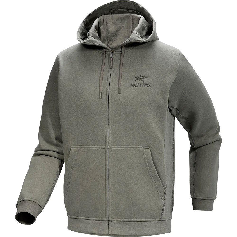 アークテリクス-ARCTERYX エンブレムフリースフルジップフーディ男性用