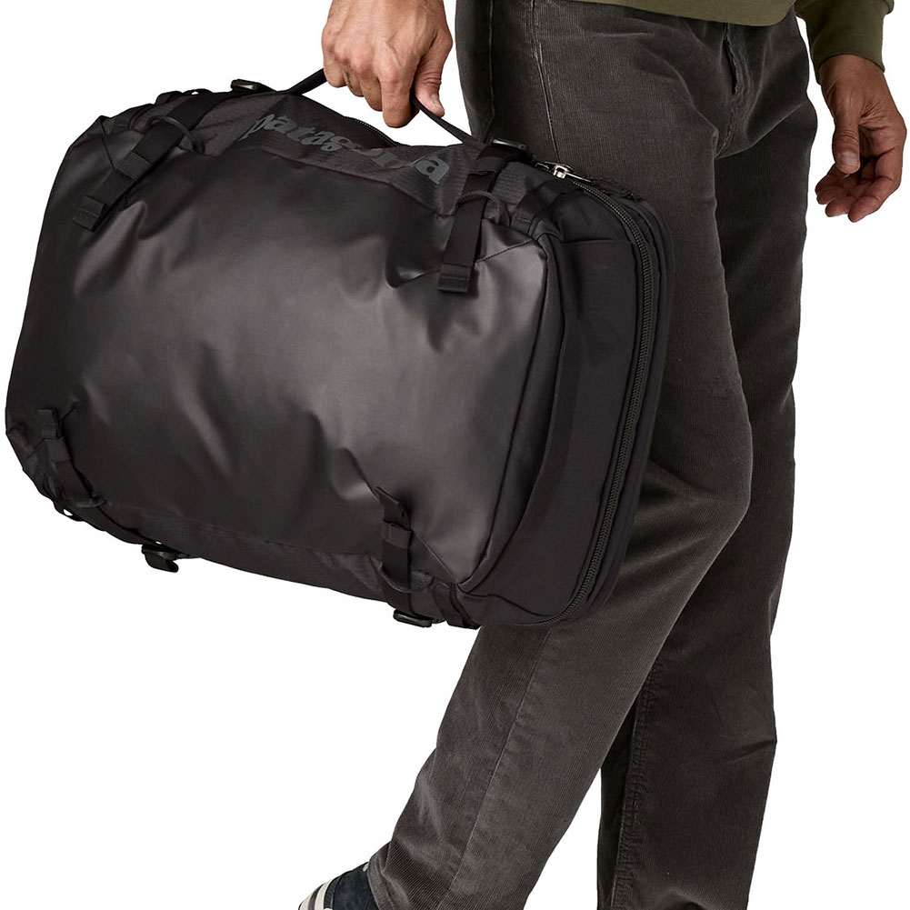 数回使用 パタゴニア patagonia ブラックホール MLC45L 3ウェイ パタゴニアのスーツケースとドッキングできる3WAYバッグが手放せ