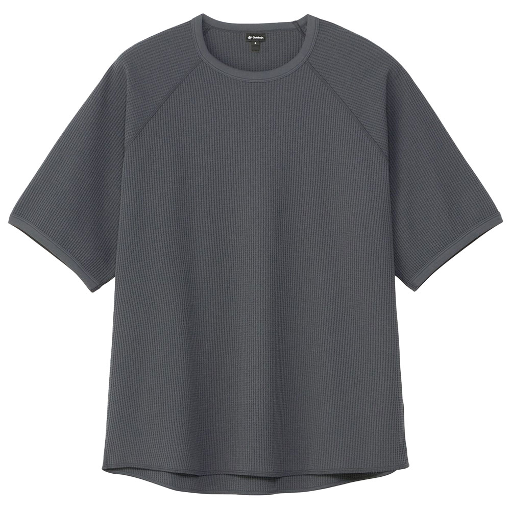 2枚セット 黒 グレー Goldwin ワッフルライト、サーマルTシャツ ゴールドウイン-Goldwin ワッフルライトティーシャツなら