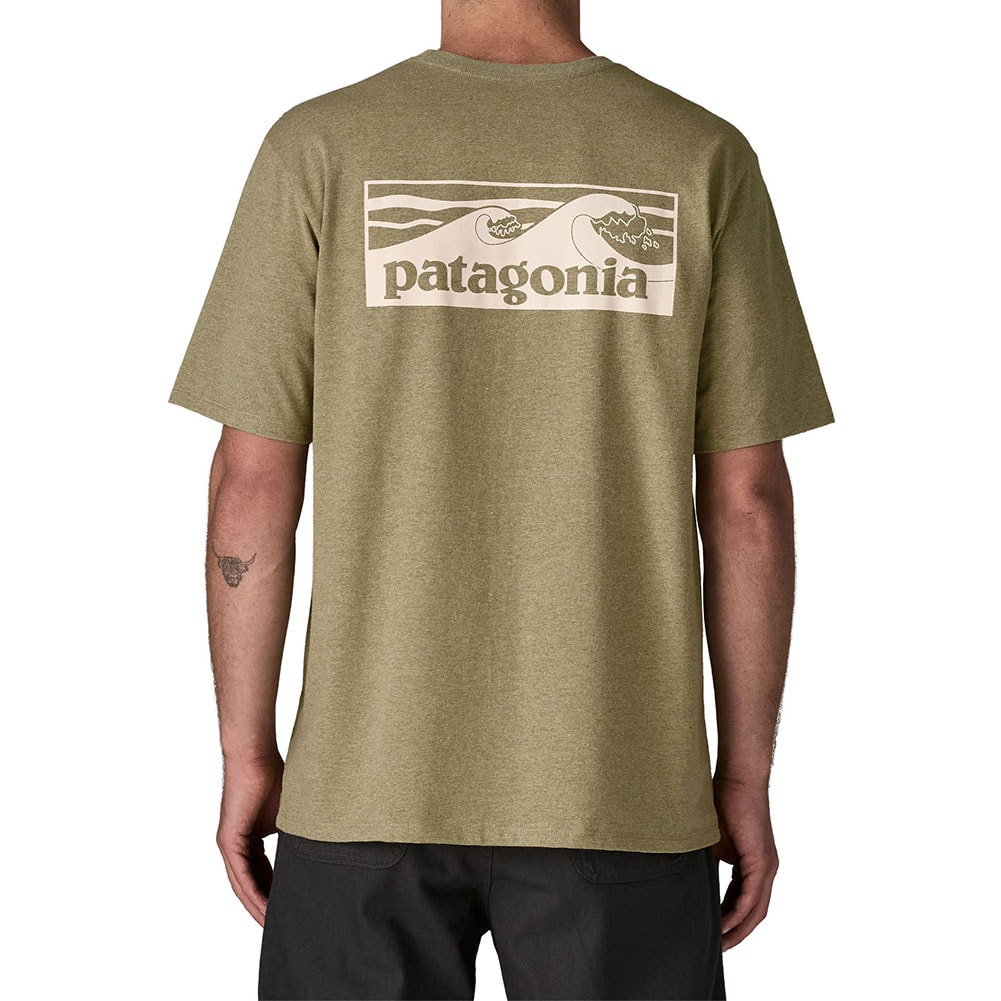 パタゴニア-patagonia ボードショーツロゴポケットレスポンシビリT