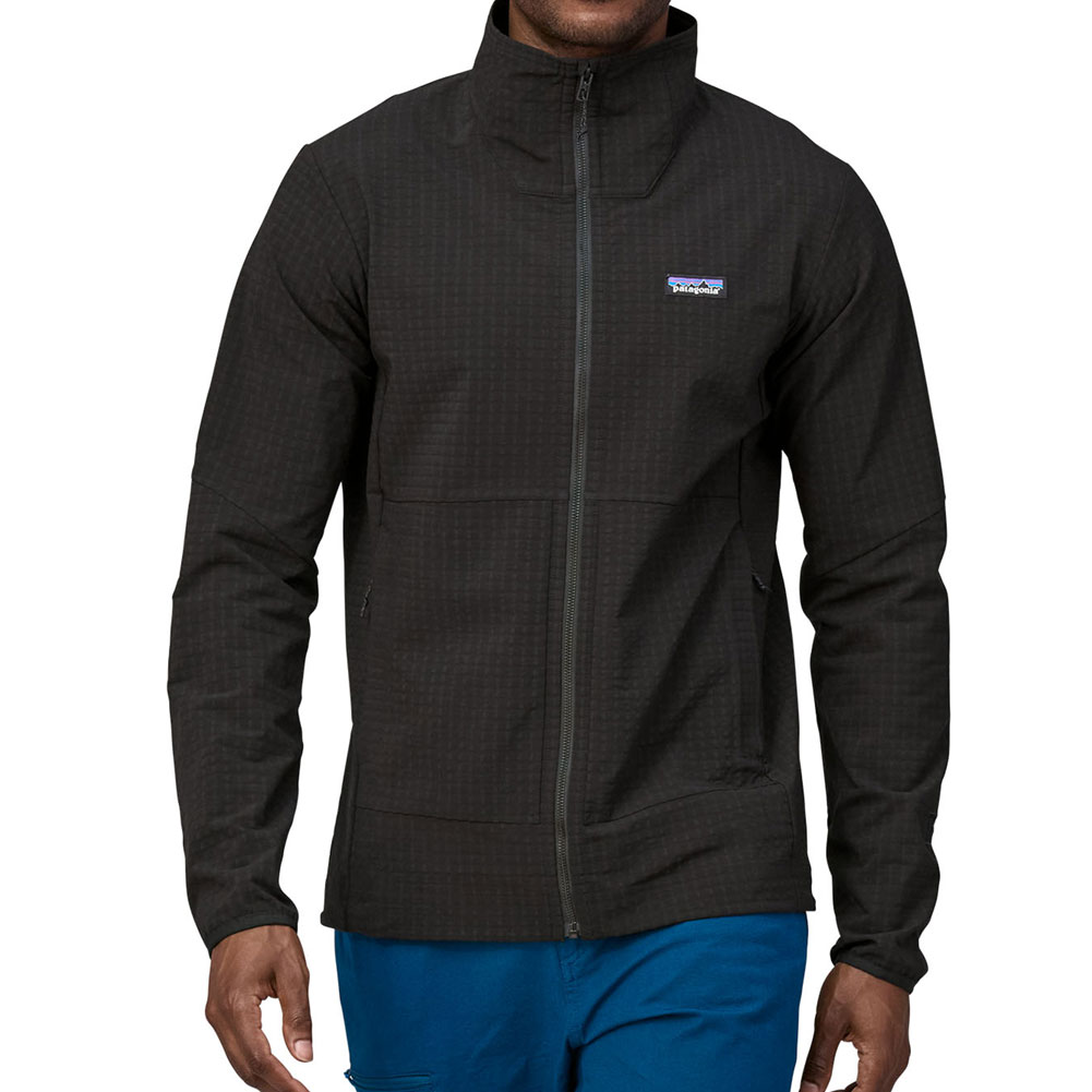Patagonia メンズ R1テックフェイスジャケット Mサイズ ブラック パタゴニア-patagonia R1テックフェイスジャケット男性用なら
