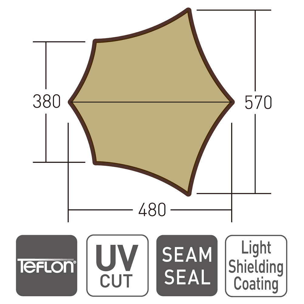 小川テント-小川キャンパル システムタープヘキサDXならアシーズ