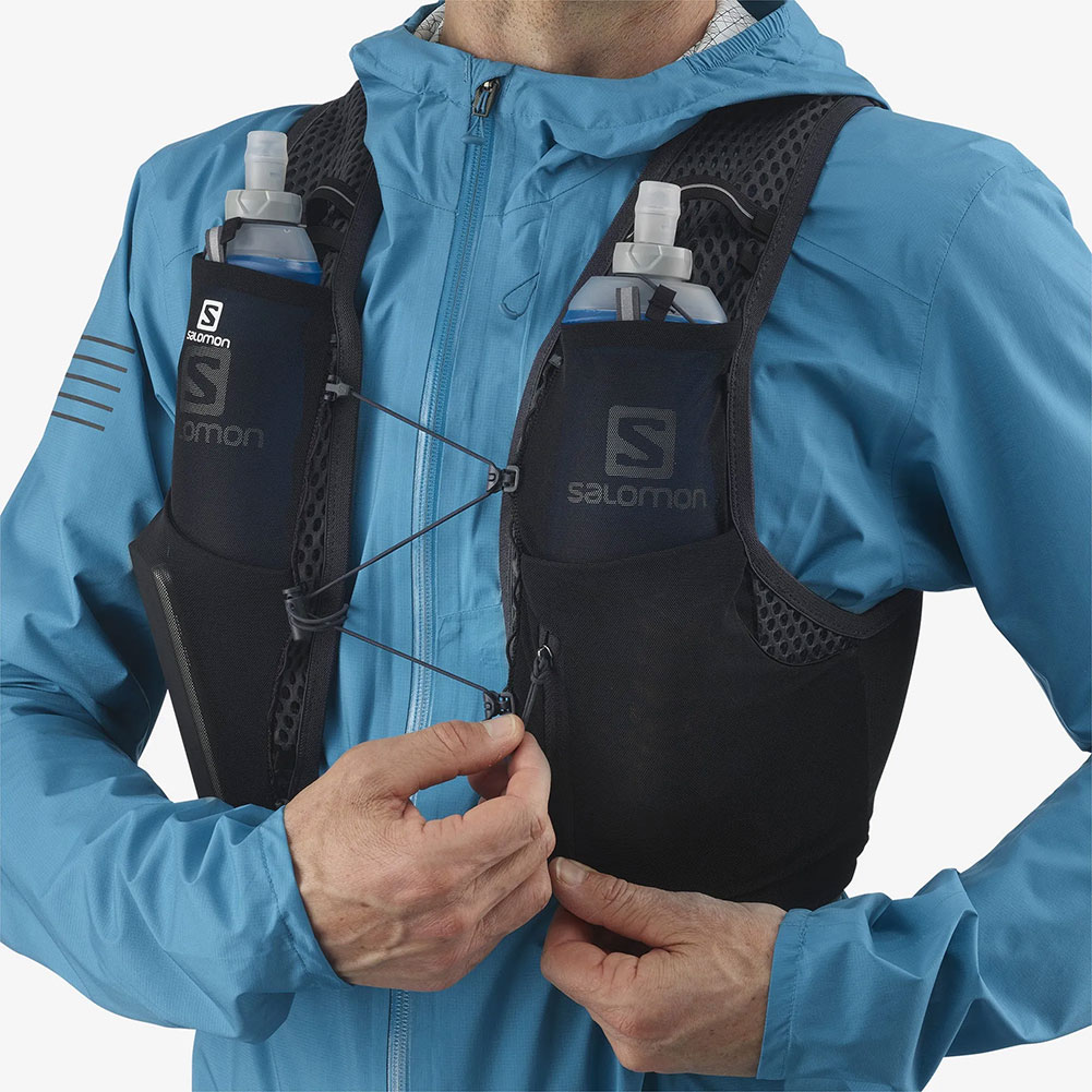 サロモン-SALOMON アクティブスキン4 with flasks