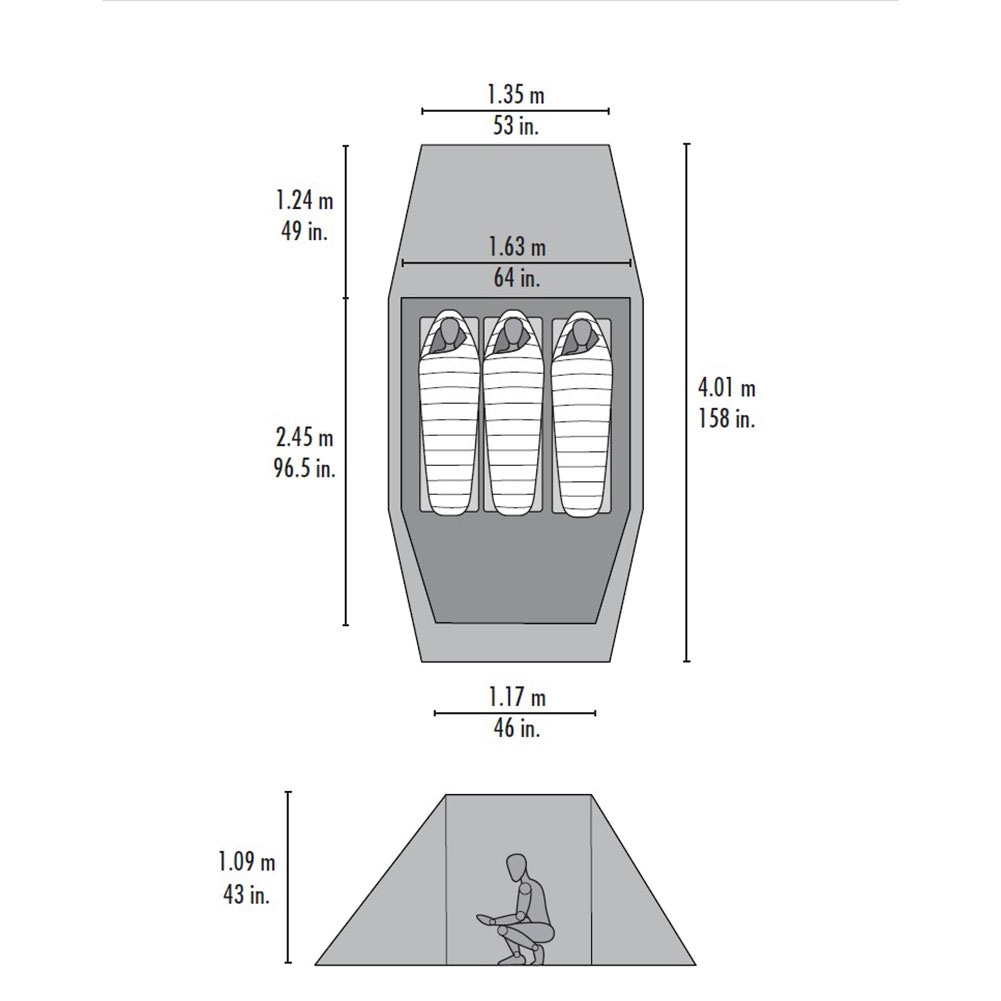新品未使用 MSR ティンハイム 3 テント MSR Tindheim 3｜ティンハイム 3 | ourthing（アワーシング