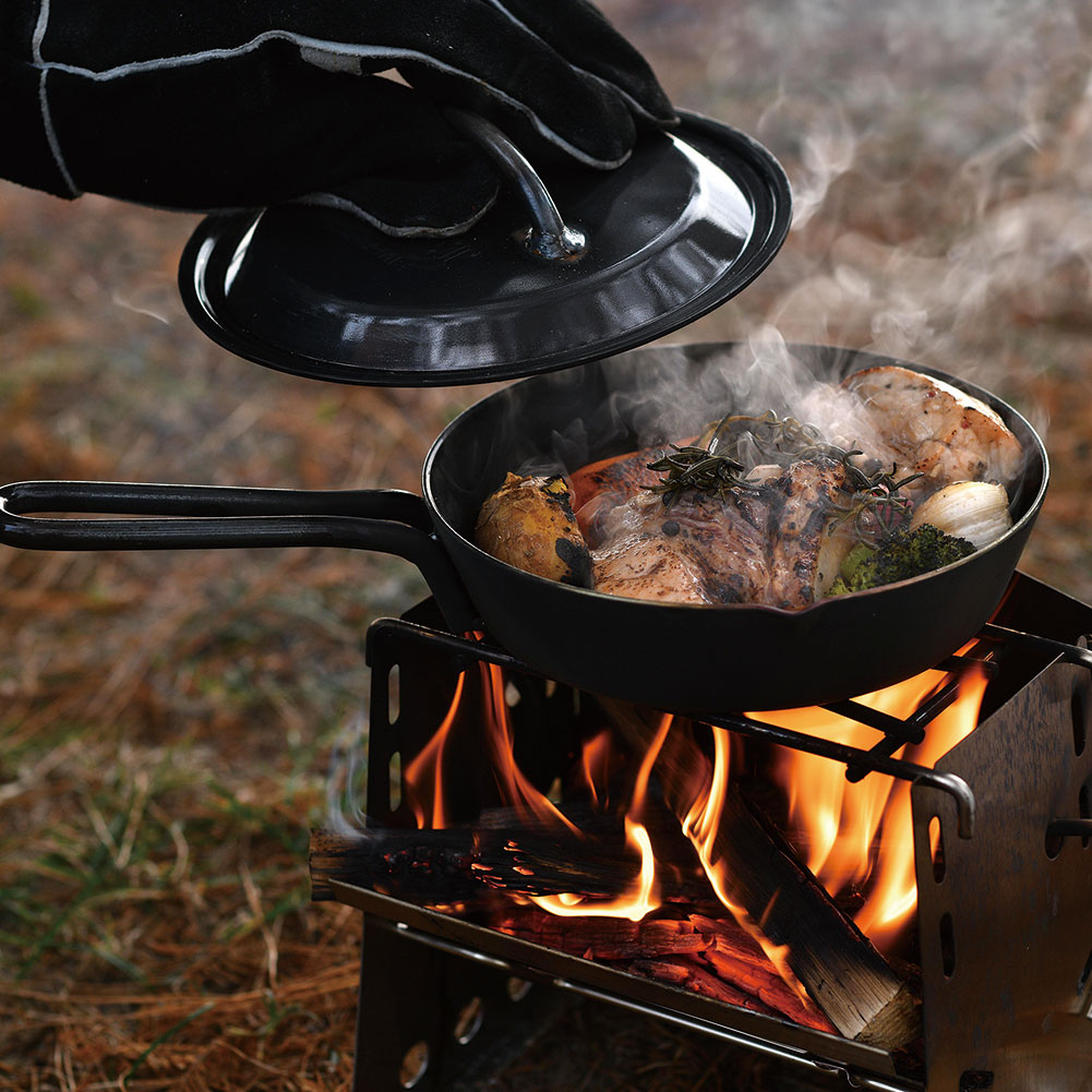 ユニフレーム グリル ユニセラTG-1500 SKILLET スキレット ユニフレーム-UNIFLAME スキレット7インチならアシーズブリッジが