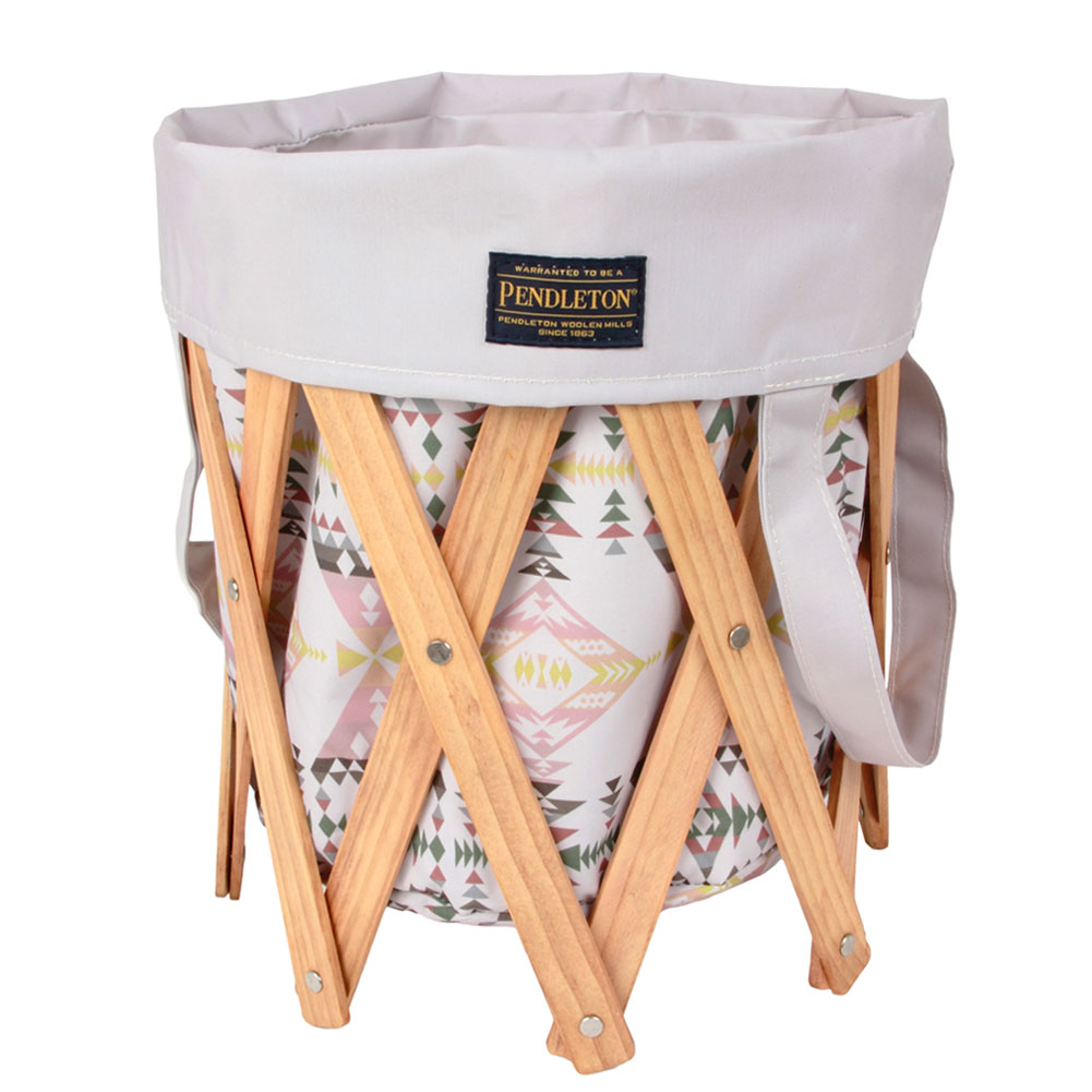 ペンドルトン-PENDLETON フォールディングラウンドバスケット20L