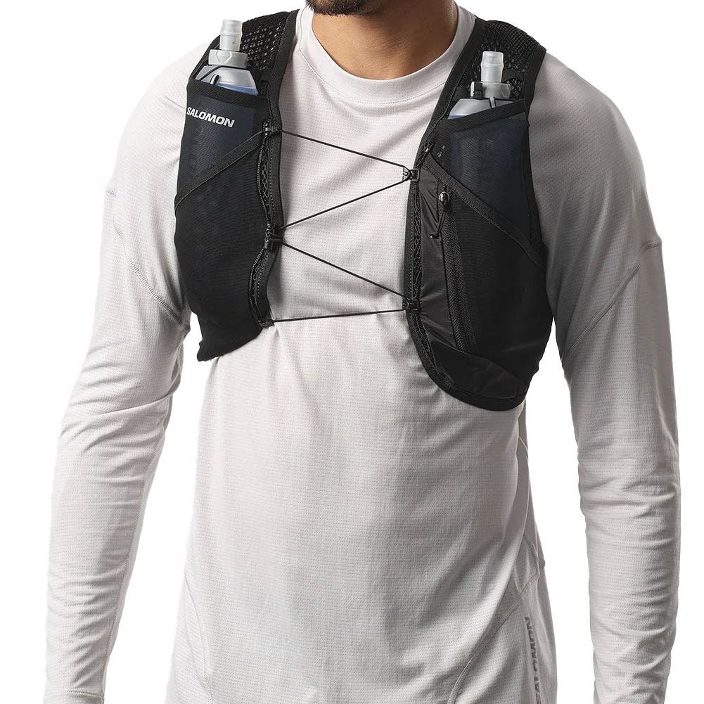 SALOMON active skin4 グレー　Lサイズ サロモン-SALOMON ACTIVE SKIN 4ならアシーズブリッジが