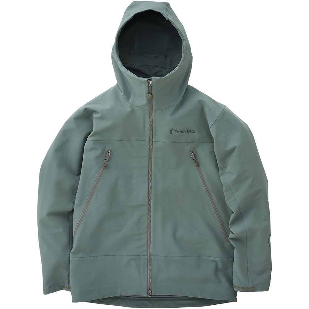 TetonBros. ティートンブロスの裏起毛フーディー ライトグレイ ティートンブロス－TetonBros． グレイシャーフーディ女性用なら