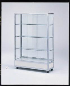 獅子頭 ガラスケース入り C/D:98881] ガラスコレクションケース（クリア）3段 TMG－G132