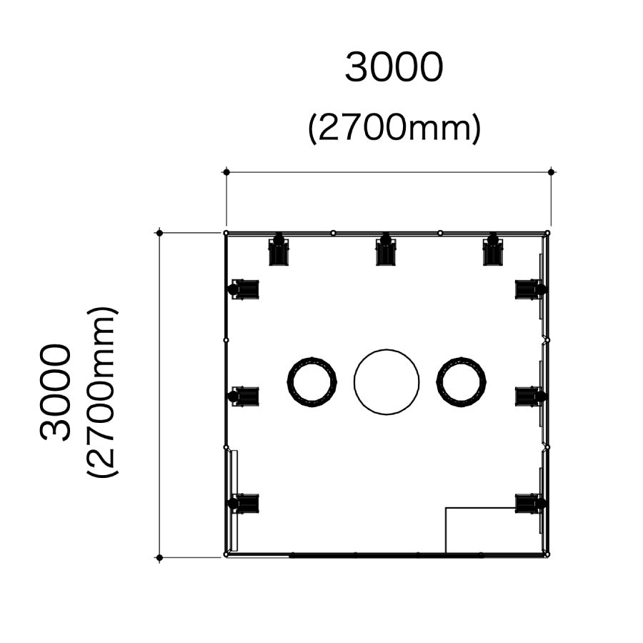 レンタル/販売セット>パッケージブースM | システム(3M×3Mor2.7M