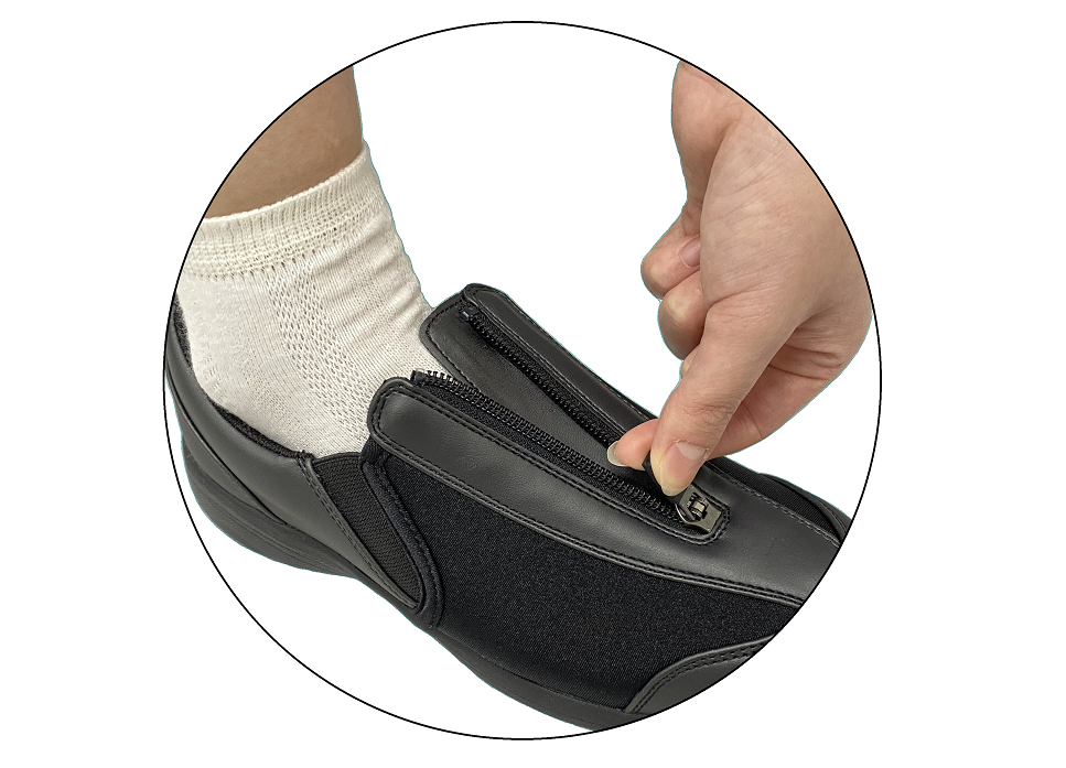 すたこらさんソフト 晴66 【ブラック】 | 足囲4E/インソール/ファスナー