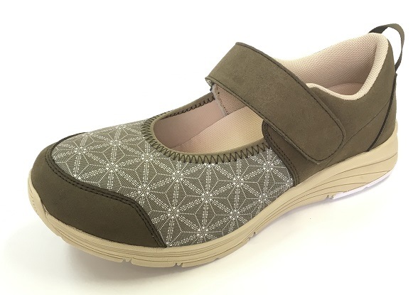 【アウトレット】 すたこらさんソフト 晴77【オリーブ】在庫限り | 足囲4E/軽量/インソール