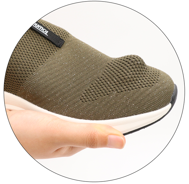 タウニークラブ 2WAY【カーキ】軽量/ストレッチ素材/ソフトな足あたり