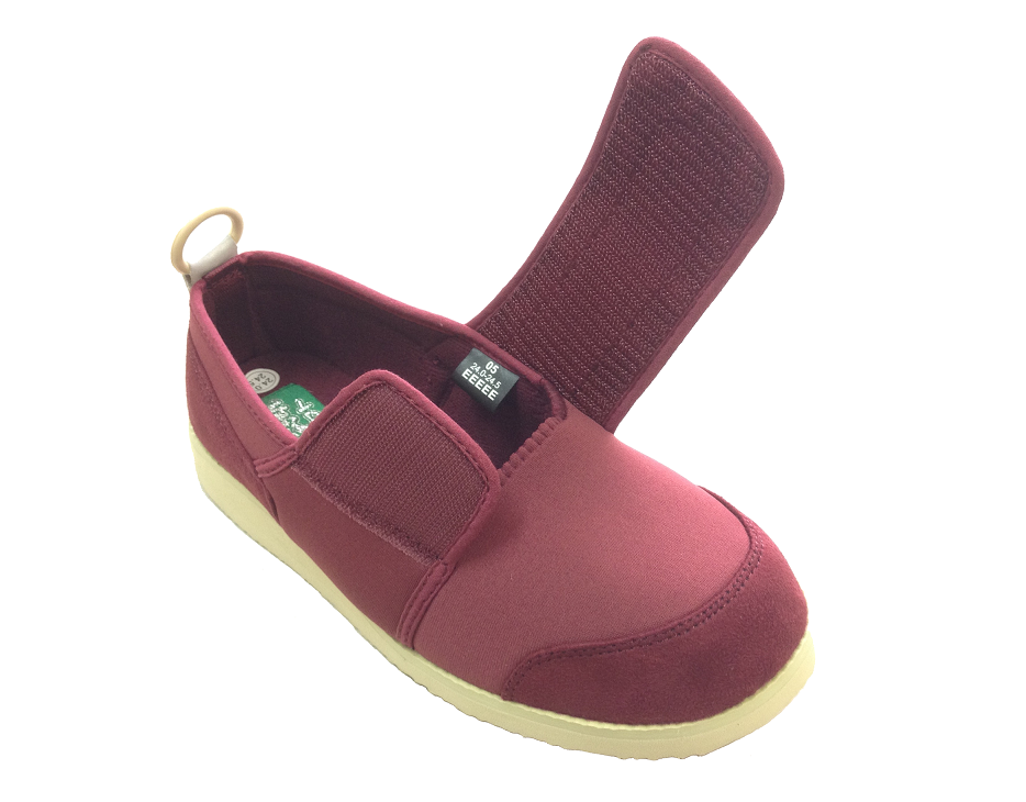 【片足販売　左】すたこらさんソフト05ワイド【ワイン】 | 足囲3E