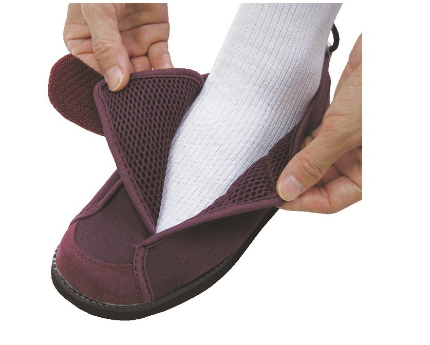 【片足販売　左】すたこらさんソフト20【ワイン】| 足囲3E 在庫限り