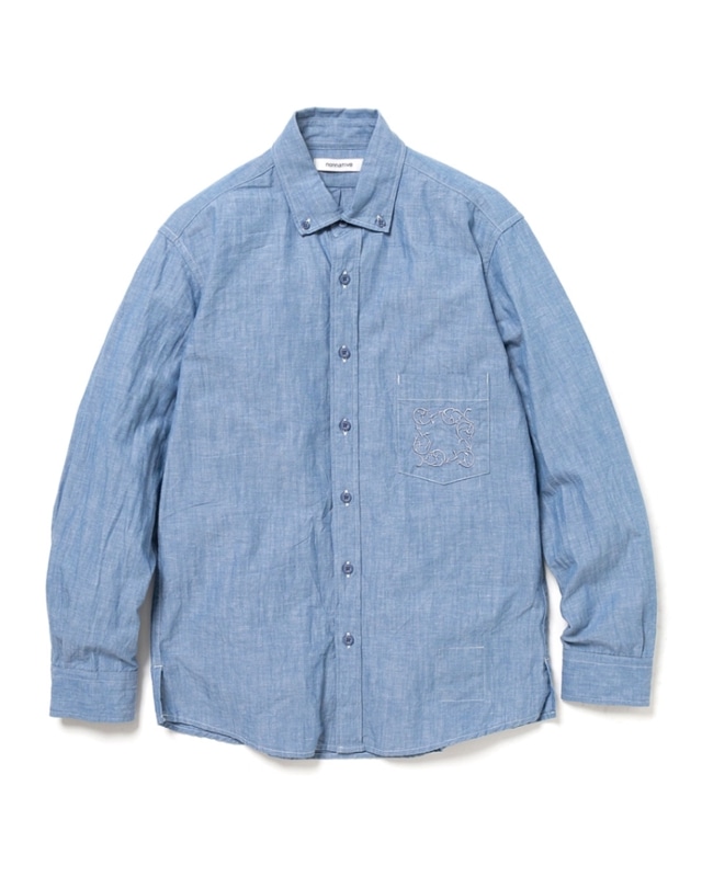 DWELLER B.D. L/S SHIRT C/Li CANVAS