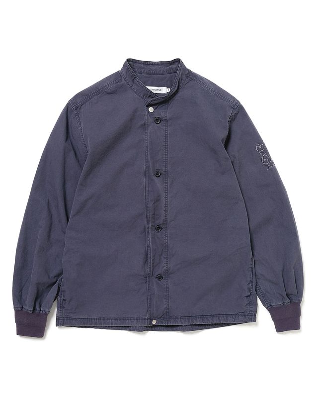 TROOPER SHIRT JACKET COTTON TYPEWRITER SULFUR DYE