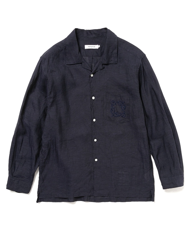 VOYAGER L/S SHIRT LINEN OXFORD