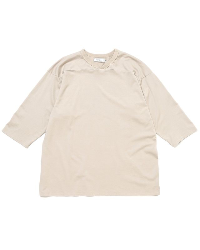 COACH Q/S V-NECK TEE COTTON JERSEY OVERDYED