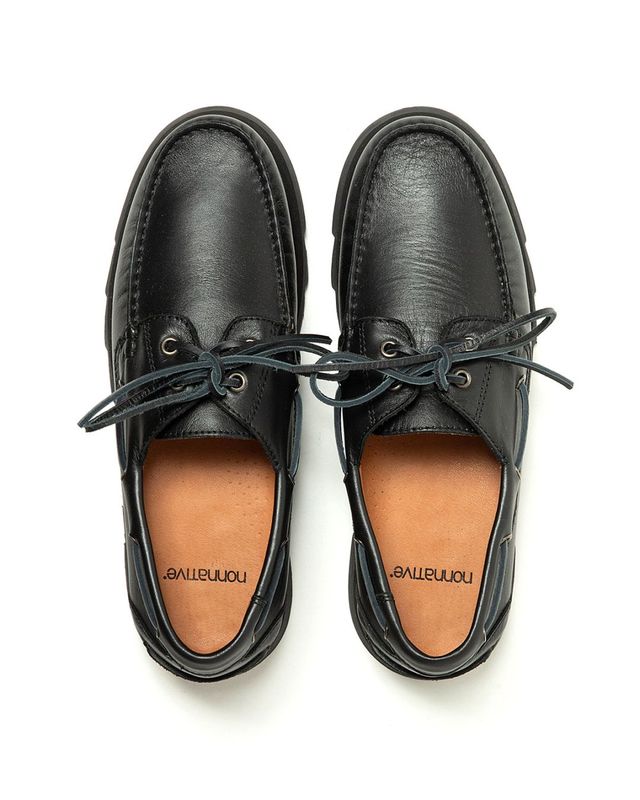 OFFICER DECK SHOES COW LEATHER