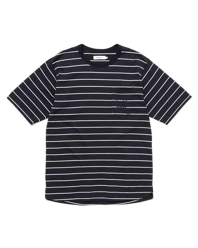 DWELLER S/S TEE BORDER COTTON JERSEY