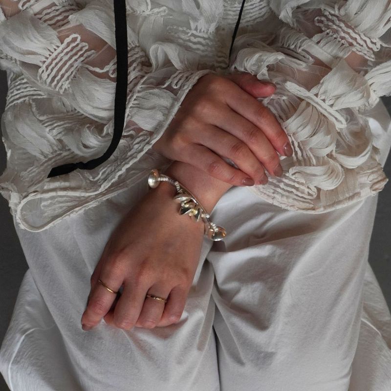 SILVER BANGLE #3