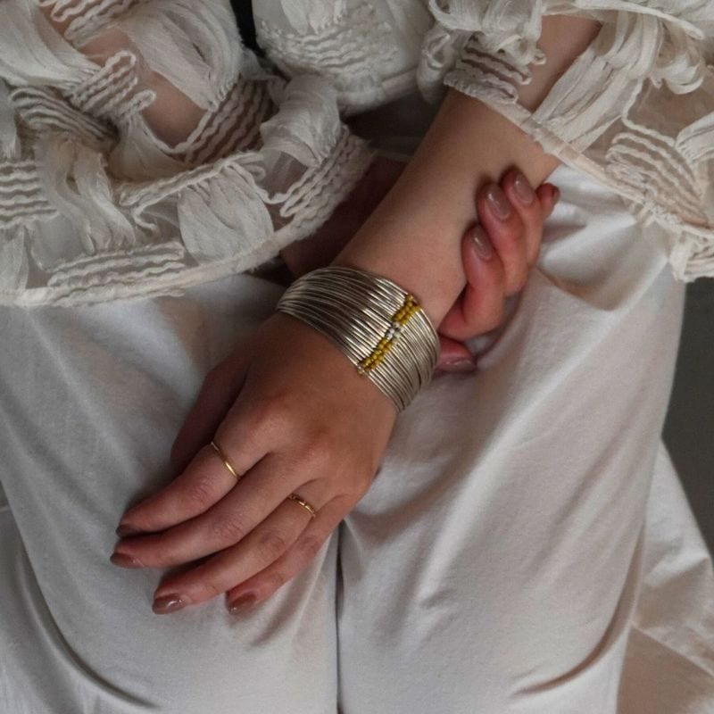 SILVER BANGLE #9