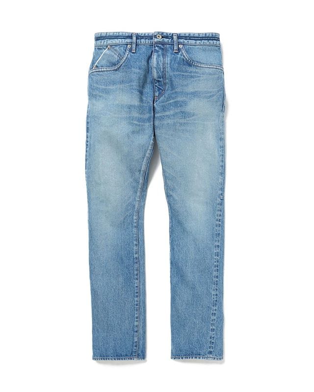 DWELLER 5P JEANS 01 COTTON 14oz SELVEDGE DENIM VW LIGHT