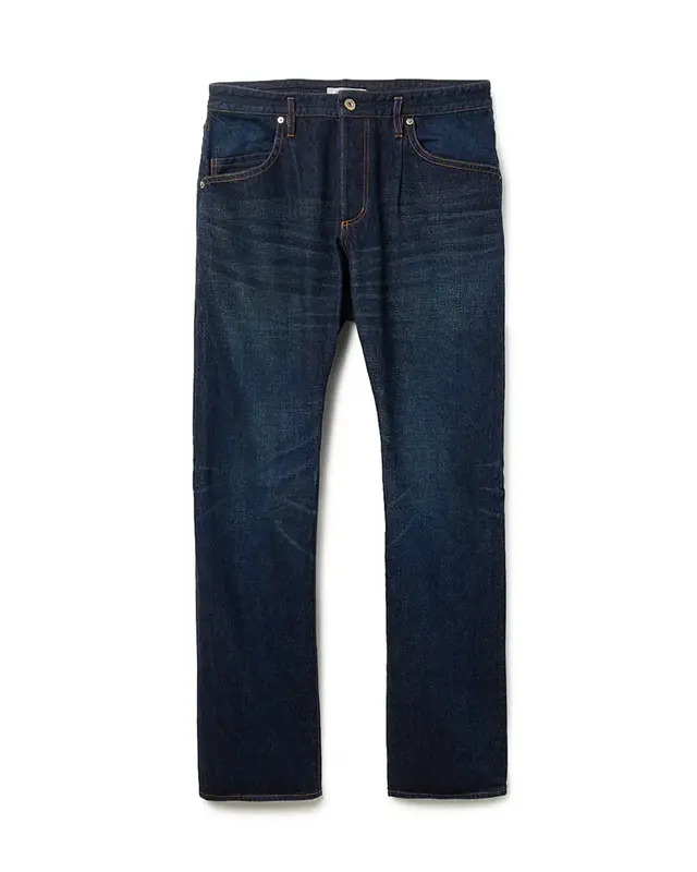 DWELLER 5P JEANS TP COTTON 13.5oz SELVEDGE DENIM VW DARK