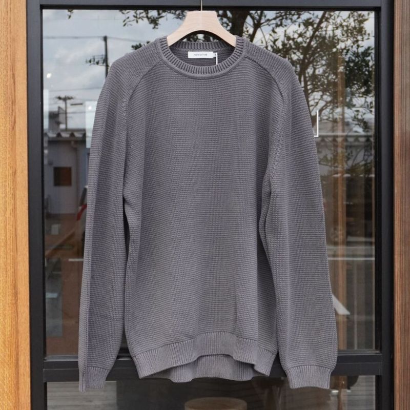 WORKER PULLOVER SWEATER COTTON YARN