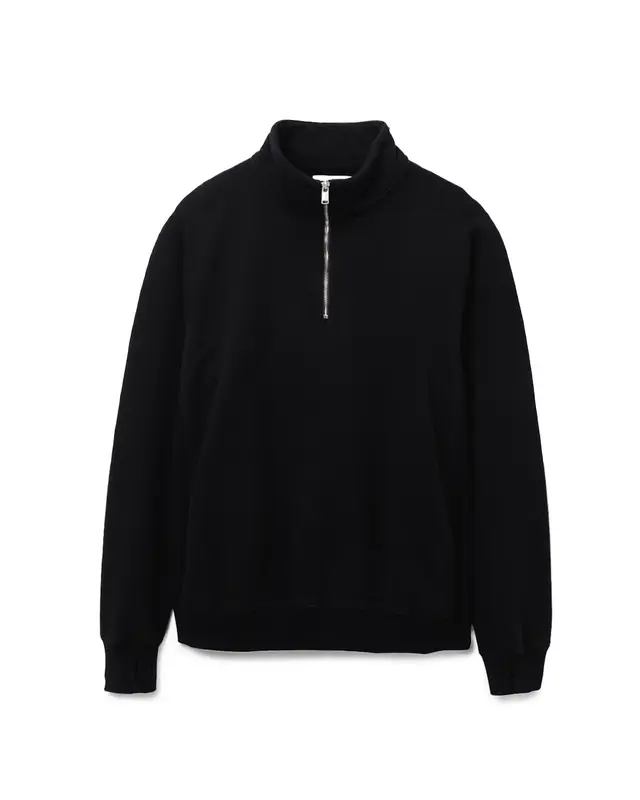 MARINER HALF ZIP PULLOVER COTTON SWEAT