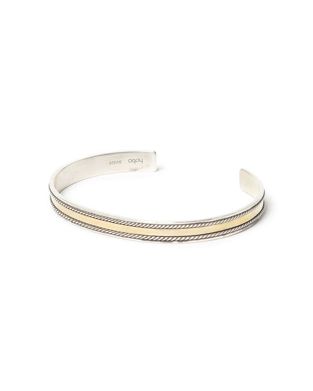 ROPE BRACELET 925 SILVER with BRASS