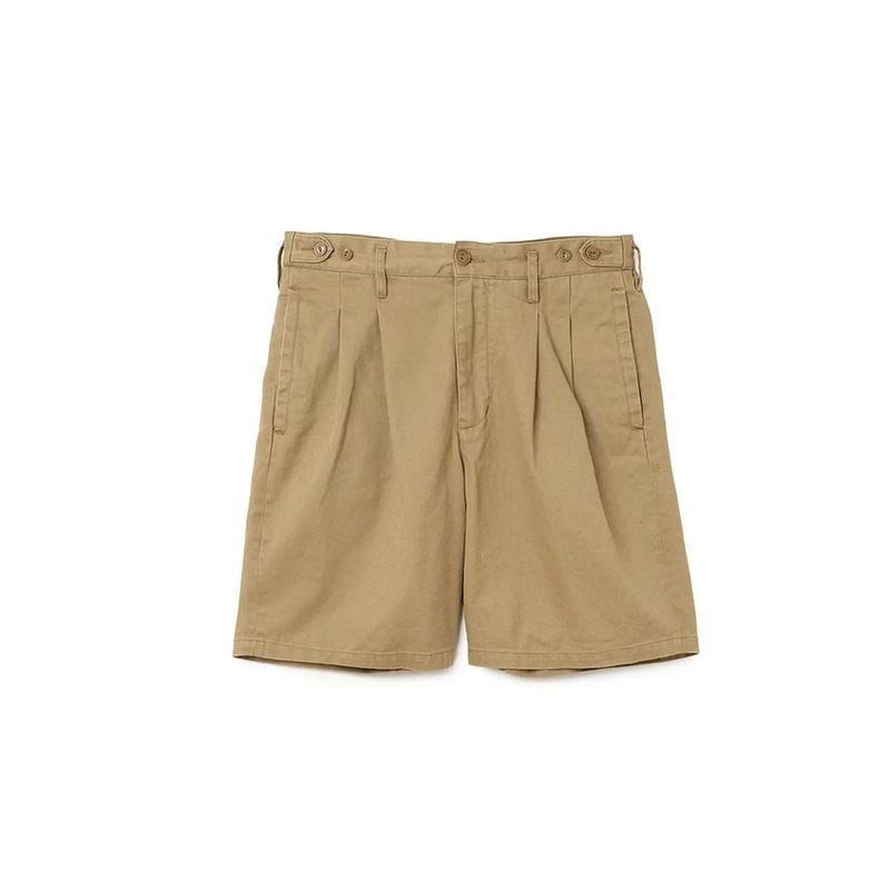 OFFICER CHINO SHORTS COTTON TWILL PIGMENT DYE
