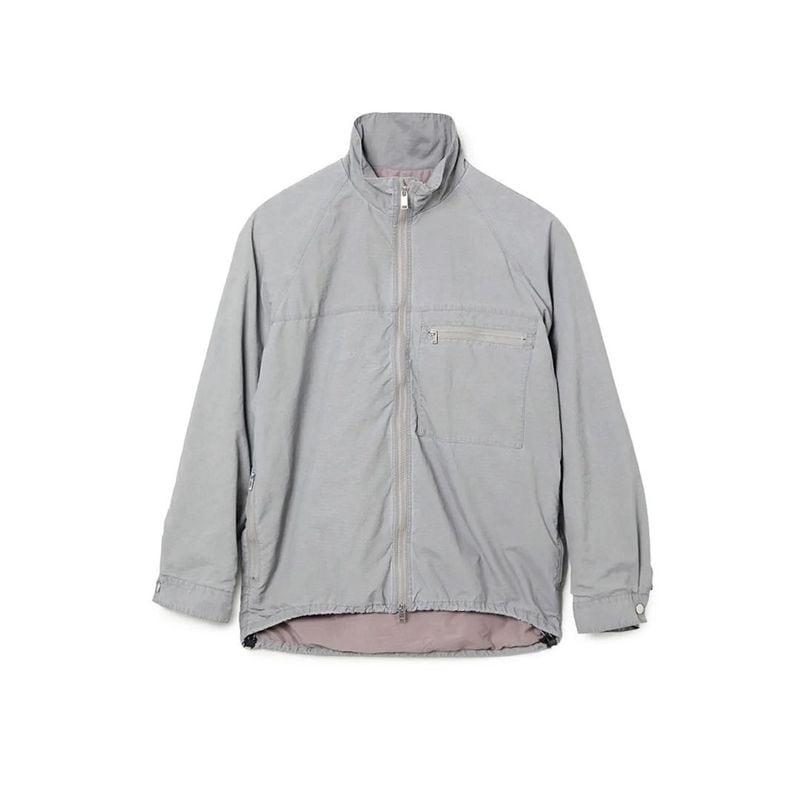 HIKER FULL ZIP JACKET NYLON RIPSTOP PIGMENT DYE WITH WINDSTOPPER