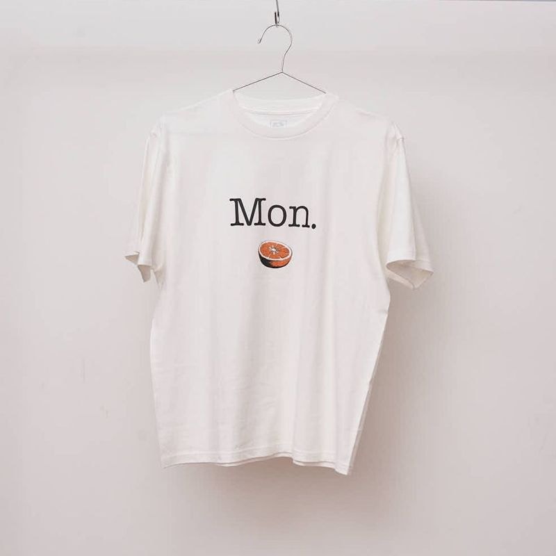 ONE WEEK S/S Tee (Mon.)