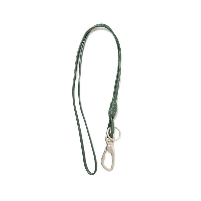 WORKER KEY RING WITH LEATHER CORD