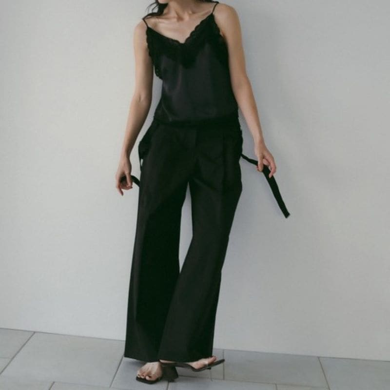 Suspenders Wide Pants 