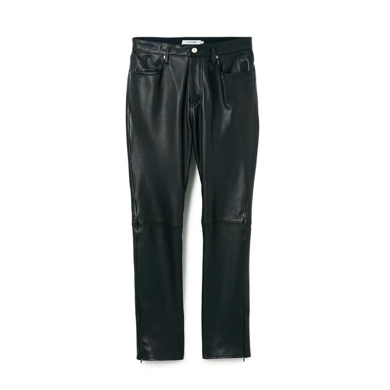 TRUCKER 5P JEANS NARROW SHEEP LEATHER