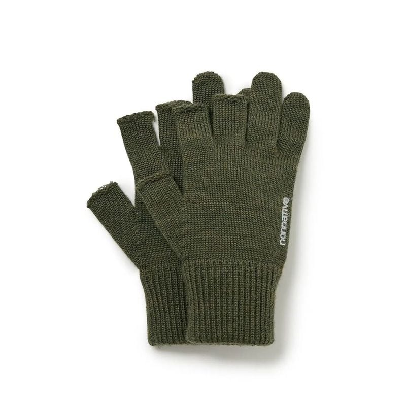 HIKER FINGERLESS GLOVES WOOL YARN