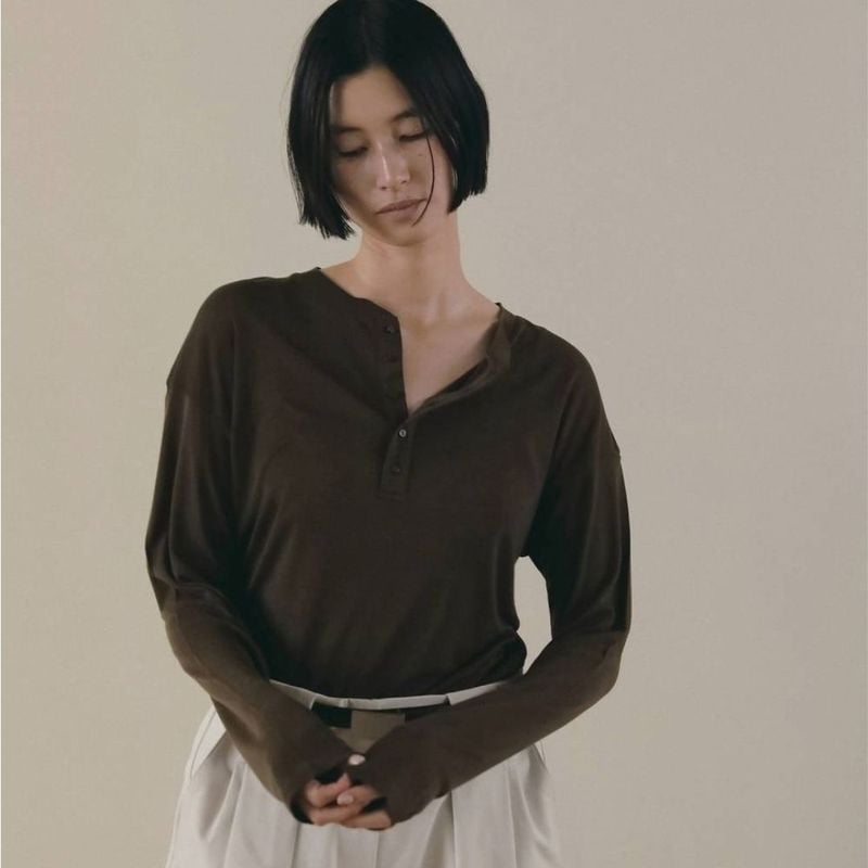 Wool Sheer Henleytops 