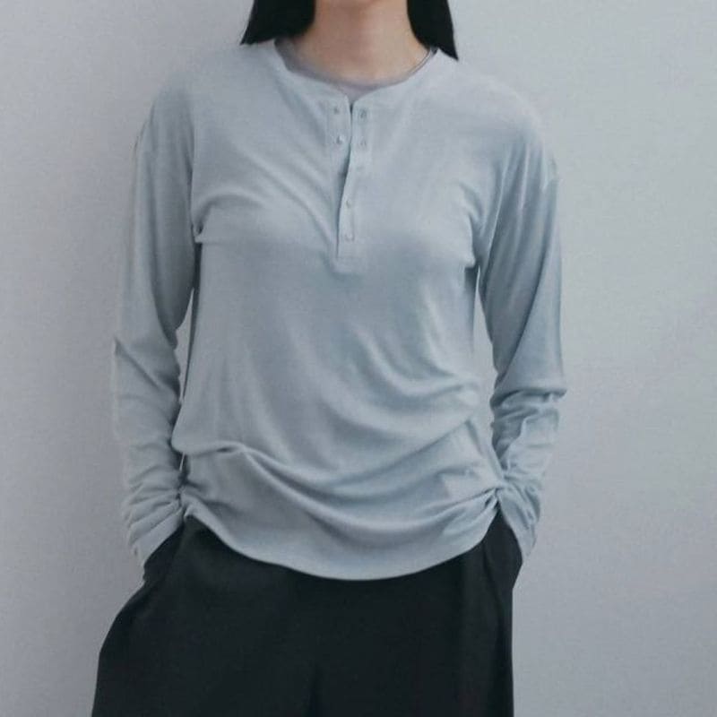 Wool Sheer Henleytops 