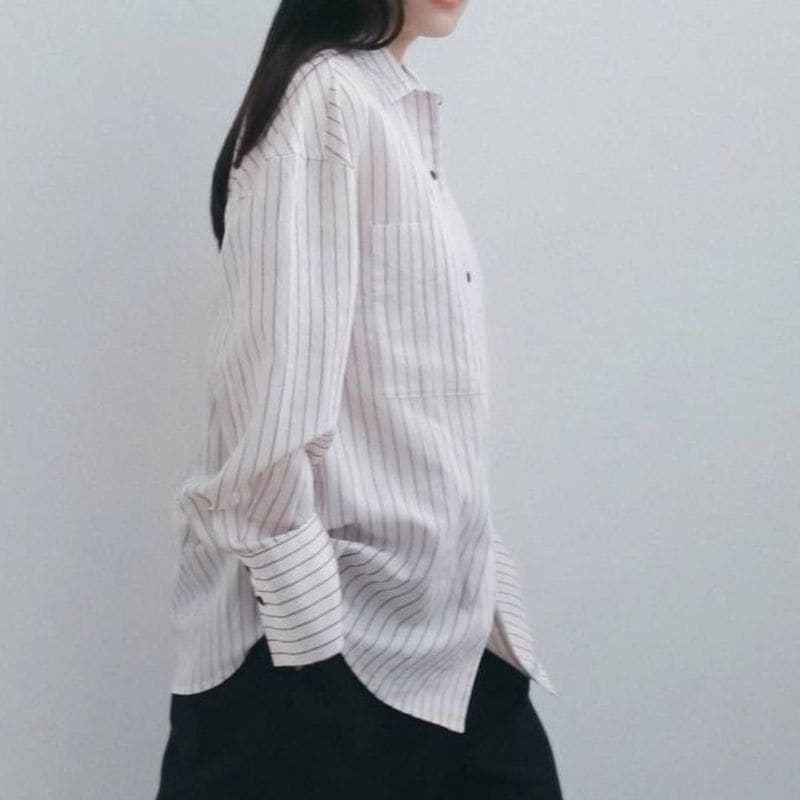 Opencollar Stripe Shirts 