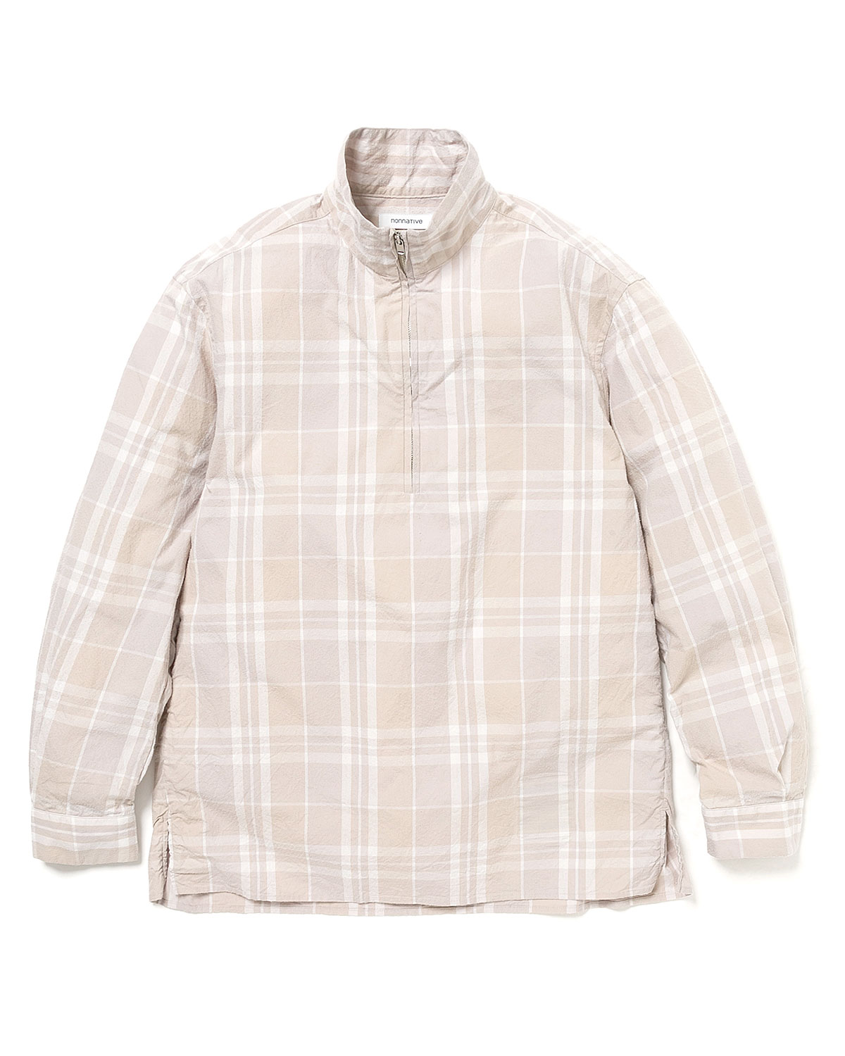 MARINER PULLOVER L/S SHIRT COTTON PUNCHING MADRAS CHECK