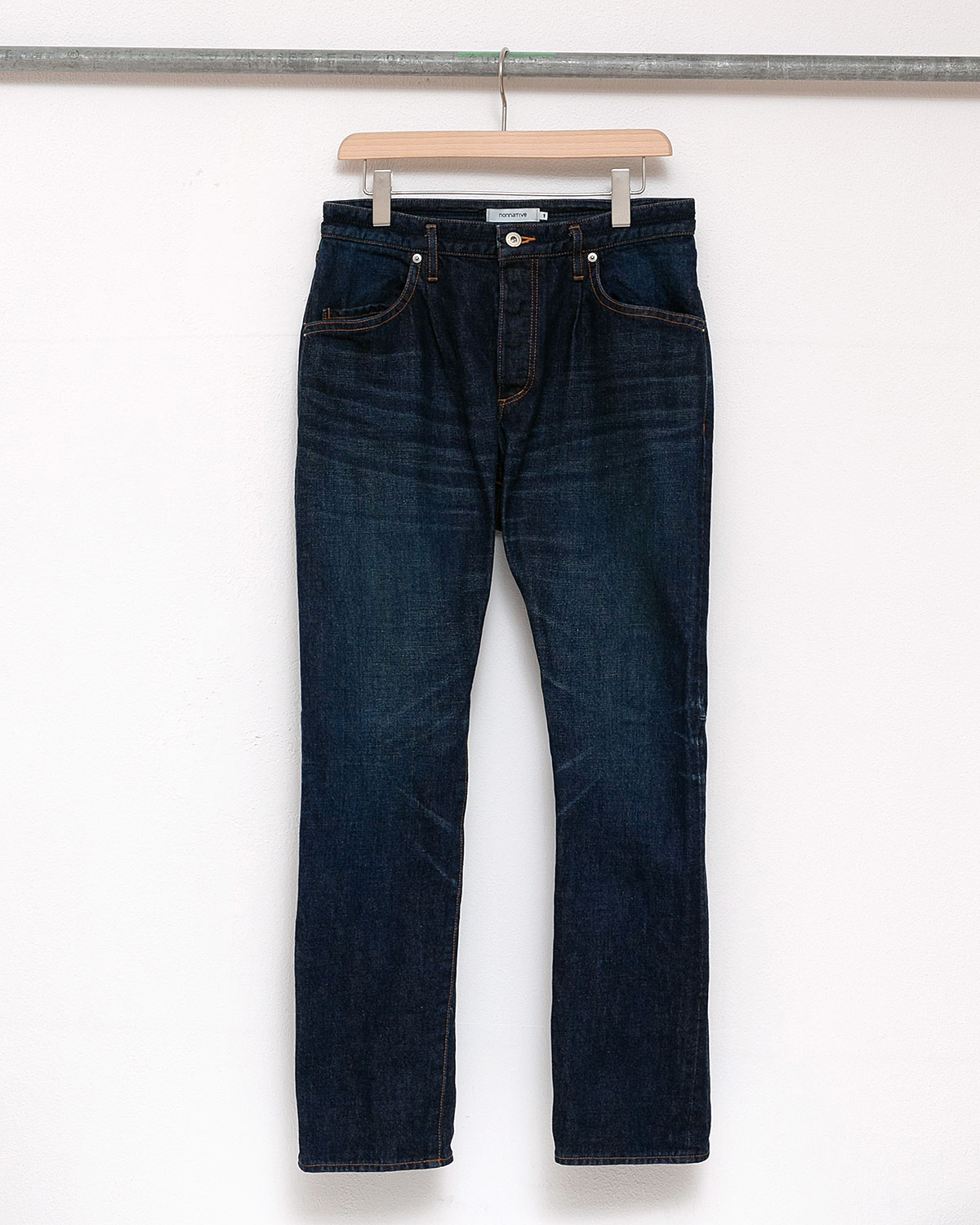 DWELLER 5P JEANS TP COTTON 13.5oz SELVEDGE DENIM VW DARK