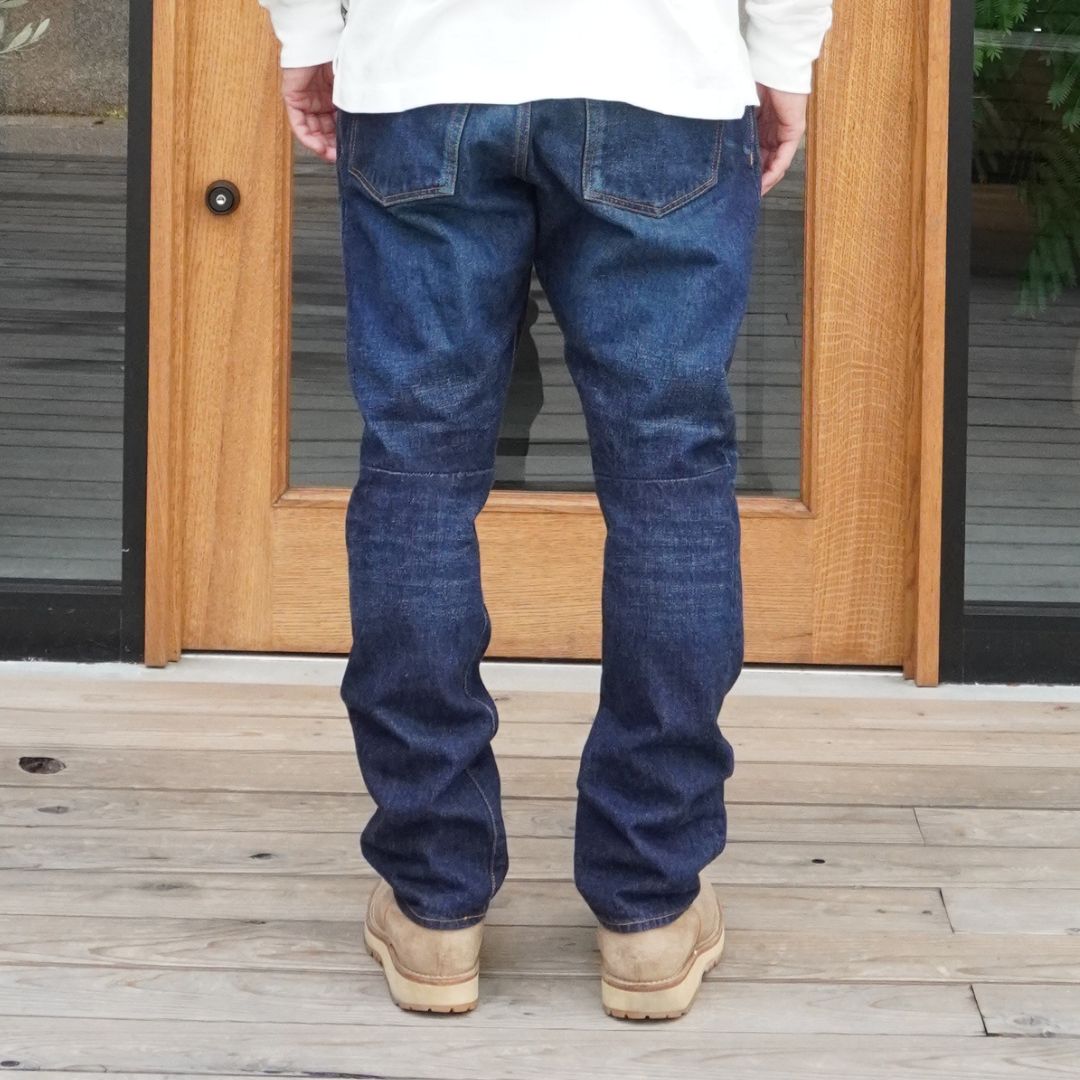 DWELLER 5P JEANS TP COTTON 13.5oz SELVEDGE DENIM VW DARK