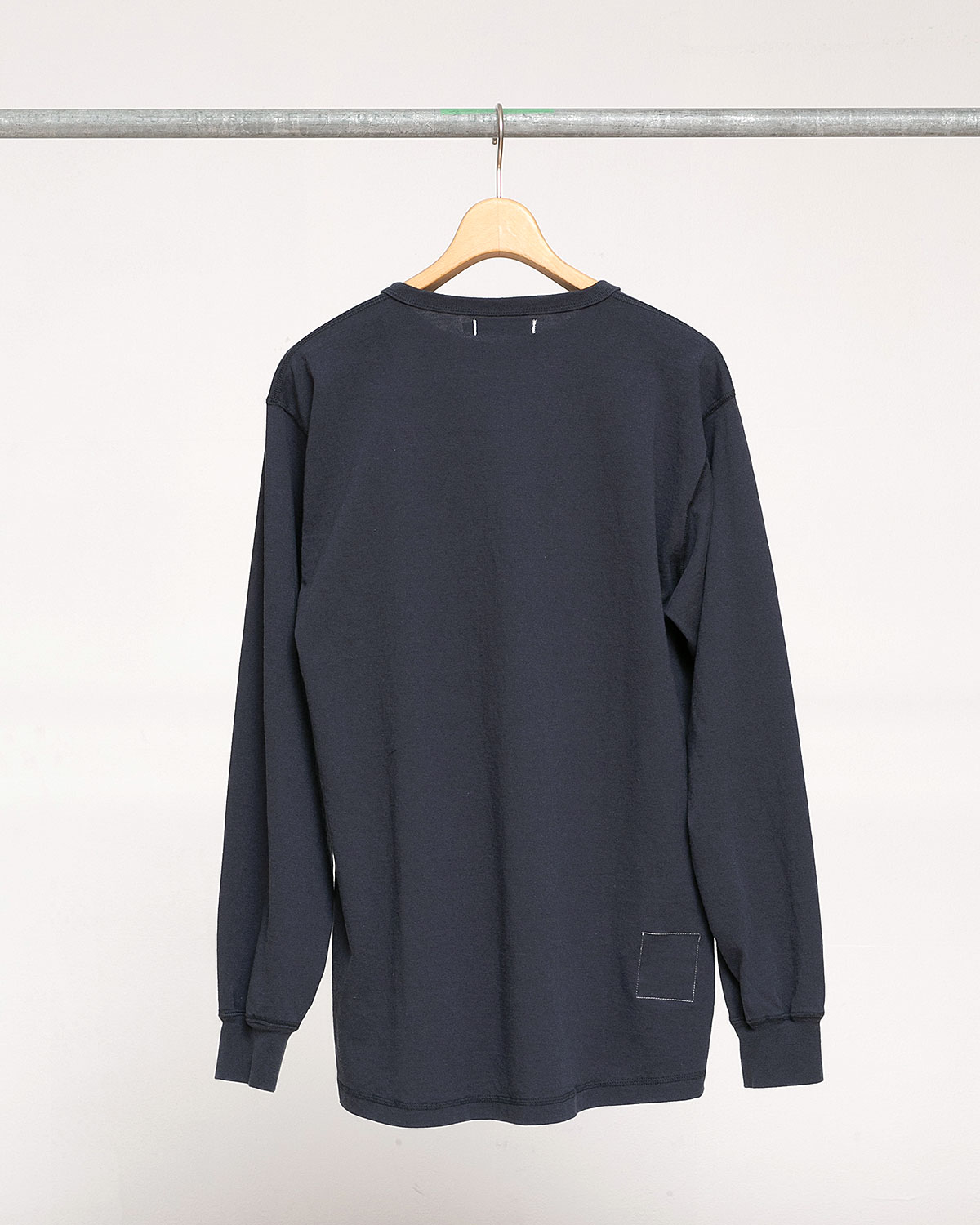 DWELLER L/S HENRY NECK TEE COTTON JERSEY | nonnative | A(e)_STORE