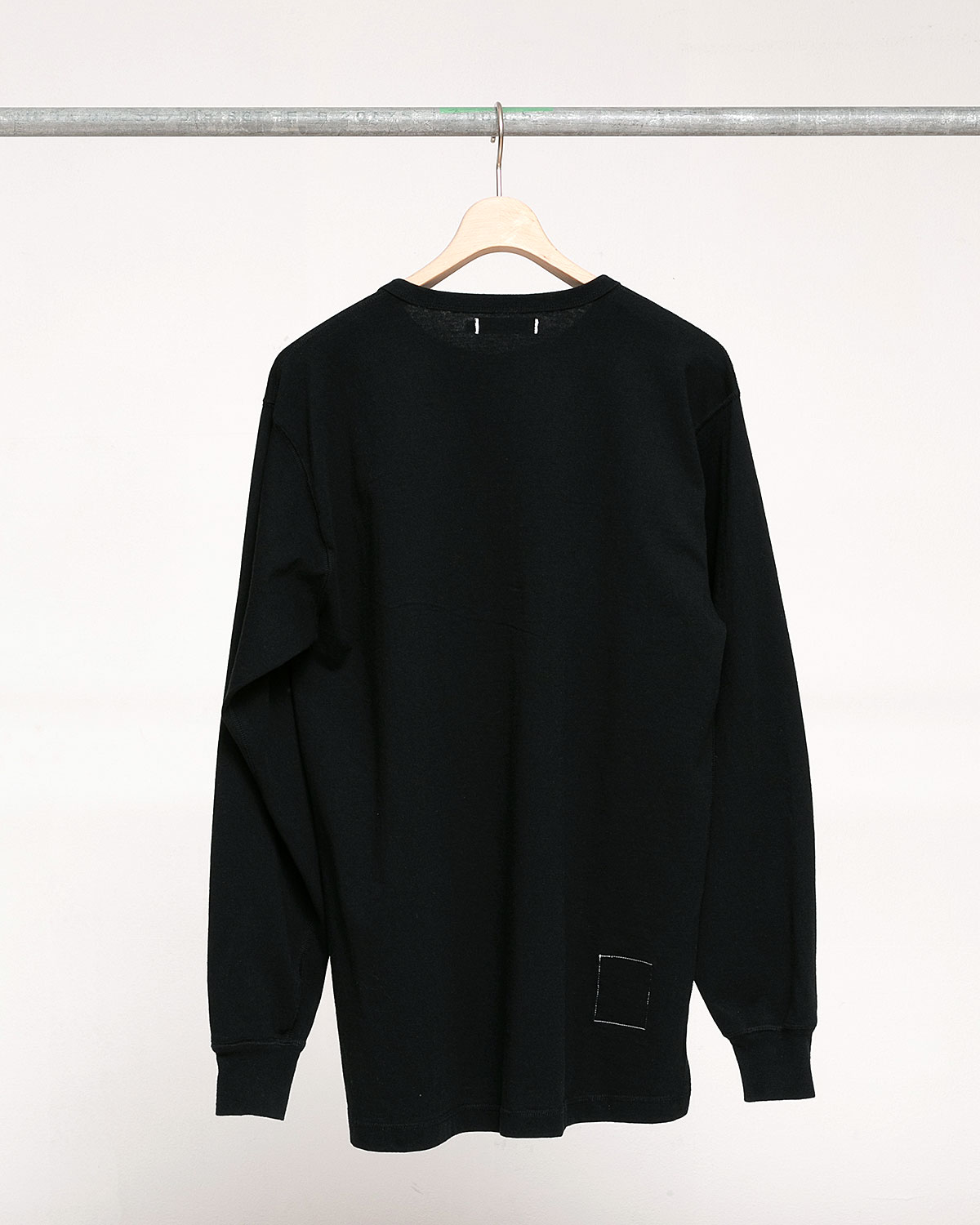 DWELLER L/S HENRY NECK TEE COTTON JERSEY | nonnative | A(e)_STORE
