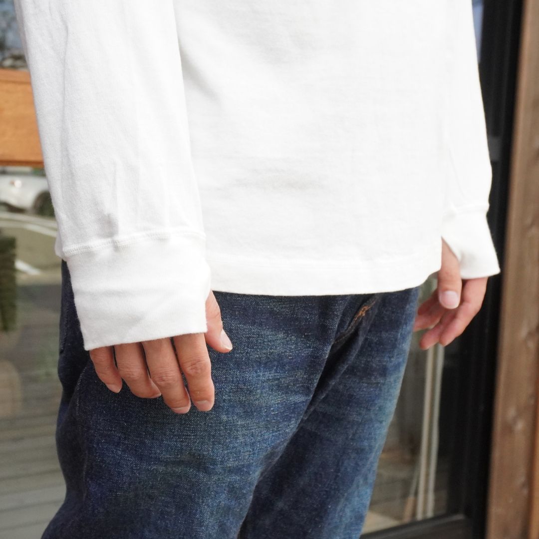 DWELLER L/S HENRY NECK TEE COTTON JERSEY | nonnative | A(e)_STORE